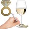 288 Pack Bulk Bachelorette Party Diamond Ring Wine Glass Markers